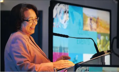  ?? Picture: David Ritchie/ANA ?? LINING UP: Mayor Patricia de Lille briefed the media about Cape Town’s status as events capital of Africa yesterday.