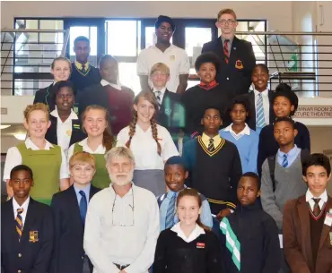  ?? Photo: Supplied ?? (Back row) Sanele Dama (Nathaniel Nyaluza), Keanan Johns (Alexander Road), Thomas Stott (Kingswood College). (Fourth row) Emma Koch (VGHS), Lisakhanya Ngxishe (Alexandria High), Alexander Pezarro (St Andrew’s College), Zandile Valela (Ntsika...