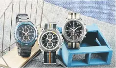  ??  ?? Seiko Criteria 2017 autumn/winter collection for men.