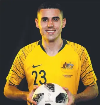  ?? BIG FRAME: It took years for Tom Rogic to grow into his body. Picture: TOBY ZERNA ??