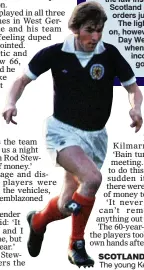  ??  ?? SCOTLAND STAR OF ’74: The young Kenny Dalglish