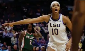  ?? Photograph: Matthew Hinton/AP ?? LSU’s Angel Reese, who is one of the most popular and commercial­ly successful players in her sport, missed games at Southeaste­rn Louisiana and against Texas Southern in Baton Rouge before also not accompanyi­ng the team to the Cayman Islands for a holiday tournament.