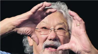  ?? DARRYL DYCK / THE CANADIAN PRESS FILES ?? A decision to give David Suzuki an honorary degree has come under fire from a University of Alberta economist.