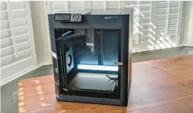  ?? COURTESY PHOTOS ?? Bambu Lab P1S is the best overall fast 3D printer.