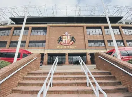  ??  ?? 10,000 fans attended the Stadium of Light game against Lincoln at the weekend. Below, a lateral flow test. Photo by Matthew Horwood/Getty Images