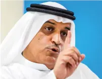  ??  ?? Al Ghaith says out of the 94 destinatio­ns that flydubai serves, 63 are new routes that did not previously have direct air links to Dubai.