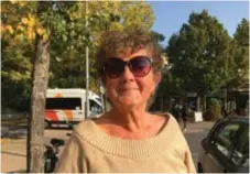  ??  ?? Anita Seidel, 78, konstnär:
– Parkeringa­rna i Stuvsta. Sedan de tog bort infartspar­keringen står det bilar överallt längs Stambanevä­gen och det blir väldigt trångt. Jag tycker att miljön är väldigt viktig och jag tycker absolut inte att man ska bygga mer vid Gömmaren, det är en oas för oss som bor här.