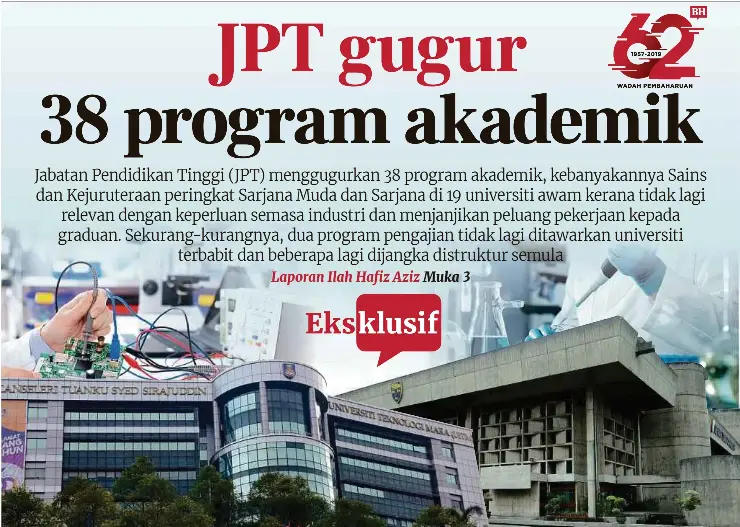 Jpt Gugur 38 Program Akademik Pressreader