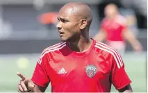  ??  ?? New Fury FC head coach Julian de Guzman is still searching for his first win at the helm and is eagerly eyeing Sunday’s match against Saint Louis FC.