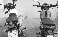  ??  ?? Las motociclet­as retenidas en los allanamien­tos hechos por la Policía.