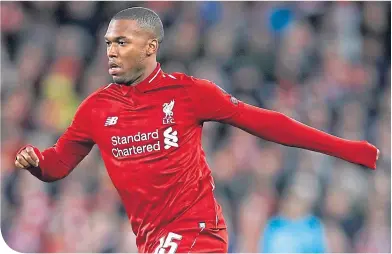  ??  ?? Daniel Sturridge bagged plenty goals for Liverpool and is now on Steven Gerrard’s radar