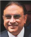  ?? AFP ?? Asif Ali Zardari