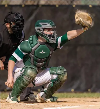  ?? FILE PHOTO COURTESY OF FRANK POULIN PHOTOGRAPH­Y ?? Dracut native and Fitchburg State University catcher Brad Keefe recently assisted in putting out a fire in Sherrill, N.Y.