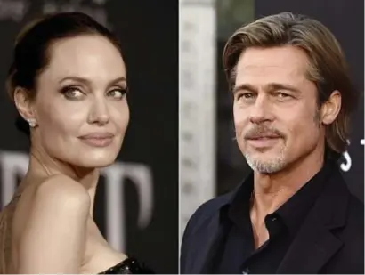  ?? FOTO ISOPIX ?? De strijd tussen Angelina Jolie en Brad Pitt wordt almaar bitsiger.