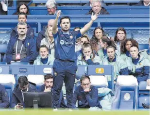  ?? //VALENTÍ ENRICH ?? Giráldez se mostró complacido por la actitud del equipo en su visita a Stamford Bridge