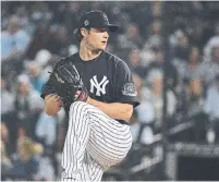  ?? MARK BROWN GETTY IMAGES FILE PHOTO ?? Yankees pitcher Gerrit Cole would be guaranteed $11.2 million and have the chance to earn $12.8 million under the new plan.