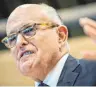  ?? FOTO: DPA ?? Rudy Giuliani, hier bei einem Auftritt im Präsidents­chaftswahl­kampf 2016.