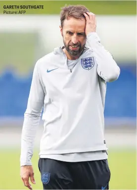  ?? Picture: AFP ?? GARETH SOUTHGATE