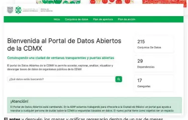  ??  ?? El antes y después: los mapas y gráficas regresarán dentro de un par de meses