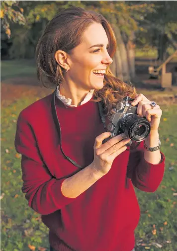  ??  ?? The Duchess of Cambridge’s Hold Still project, which showcases 100 photograph­s of life during the pandemic is to be published as a book, Hold Still: A Portrait of Our Nation in 2020 . In the foreword she says, “these images remind us that we need each other”.