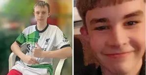  ?? ?? > Best friends Mason Rist, left, and Max Dixon were stabbed to death in January