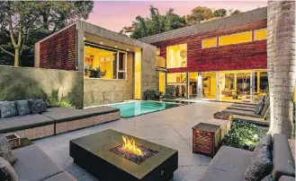  ?? ANTHONY BARCELO ?? Retired baseball star Alex Rodriguez is asking $6.5 million US for his Hollywood Hill West home, built as part of a research program in the 1950s and once owned by actor Meryl Streep.