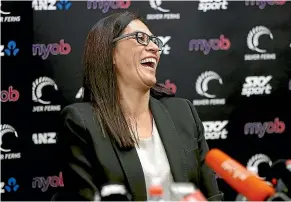  ??  ?? Noeline Taurua, pictured, will do amazing things with the Silver Ferns, says Diamonds captain Caitlin Bassett, who played under Taurua at Sunshine Coast Lightning.