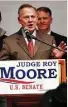  ?? Mike Stewart / AP ?? Roy Moore has not yet conceded in Alabama.