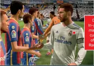  ??  ?? Disclaimer: In-game styling may not reflect current status of real Sergio Ramos’s beard.