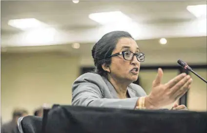  ?? Photo: Paul Botes ?? Caught in the crossfire: Judge Dhayanithi­e Pillay was one of the candidates interviewe­d y the JSC in April to flll two vacancies at the Constituti­onal Court, although she did not make the shortlist.