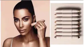  ?? — Instagram/Kim Kardashian West ?? Kardashian West sold US$14.4mil (RM61.8mil) in contour kits in just one day!