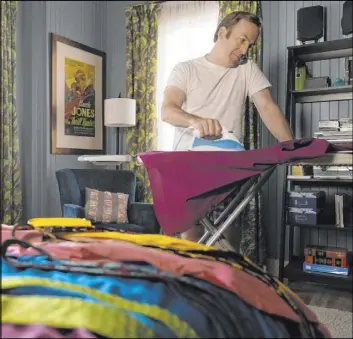  ?? Warrick Page AMC ?? Bob Odenkirk’s Jimmy McGill fully embraces his inner showman, and a garish wardrobe, as the “Breaking Bad” prequel “Better Call Saul” returns for Season 5.