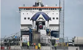  ?? Photograph: Charles McQuillan/Getty Images ?? An agreement that would create red and green lanes at Northern Ireland ports is ‘close’, EU officials have said.
