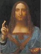  ??  ?? ‘‘Salvator Mundi,’’ by Leonardo da Vinci, sold for $80 million to a dealer who sold it days later for $ 47.5 million more, according to court papers.