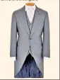  ??  ?? Morning suit, £690 (oliverbrow­n.org.uk)