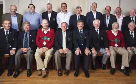  ??  ?? The 1993 Barton Cup winning team from Baltinglas­s Golf Club who celebrated the 25th anniversay of the victory last weekend.