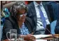  ?? EDUARDO MUNOZ ALVAREZ — THE
ASSOCIATED PRESS FILE ?? U.S. Ambassador Linda Thomas-greenfield addresses a meeting of the United Nations Security Council on maintenanc­e of internatio­nal peace and security nuclear disarmamen­t and nonprolife­ration, Monday, March 18, 2024, at U.N.