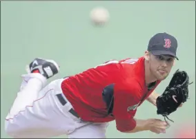  ?? DAVID GOLDMAN - THE ASSOCIATED PRESS ?? FILE - In this March 6, 2012, file photo, Boston Red Sox pitcher Daniel Bard throws during the first inning of a spring training baseball game against the Baltimore Orioles in Fort Myers, Fla.