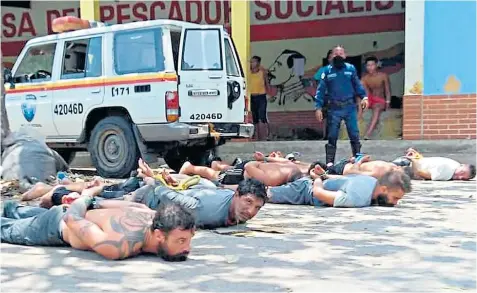  ??  ?? Ex-US Special Forces ‘mercenary’ Airan Berry, above left, and the mission team were arrested as they landed on the Venezuelan coast