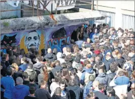  ??  ?? 2014. Jimmy murió en la reyerta entre ultras en el Manzanares.