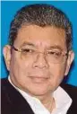  ??  ?? Datuk Saifuddin Abdullah