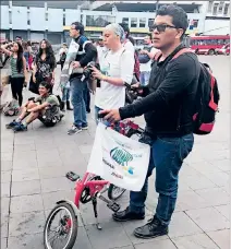  ?? JAVIER MONTENEGRO / EXPRESO ?? Concentrac­ión. Ambientali­stas protestaro­n contra Chevron, en Quito.