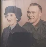  ??  ?? Norma Haydock with her daughter Ailsa; and a photograph of Norma with her husband Neville.