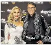  ?? CONTRIBUTE­D ?? Emma Slater (left) and her “Dancing With the Stars” partner, former Gov. Rick Perry, were cut Tuesday.