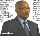  ??  ?? Jacob Zuma