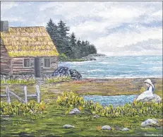  ?? SALLY COLE/THE GUARDIAN ?? “French Acadian Days”, by Ann Clow, is one of the paintings available at Sealand Studio of Contempora­ry Art in Charlottet­own.