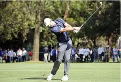  ?? — AFP phot ?? Rory McIlroy of Northern Ireland plays a shot on the fairway on the eighth hole during the second round of the World Golf Championsh­ips Mexico Championsh­ip at Club De Golf Chapultepe­c on March 3, 2017 in Mexico City, Mexico.