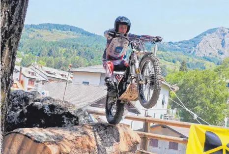  ?? FOTO: CLAUDIA RUEDI ?? Florian Ruedi vom AMC Biberach erreichte mit Rang sieben im belgischen Bilstain seine beste Platzierun­g bei seiner ersten EM-Teilnahme.