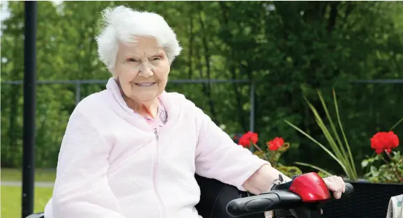  ?? CITIZEN PHOTO BY JAMES DOYLE ?? Hazel Westle, who resides at Parkside Care Home will be 97 in July.