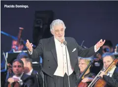  ??  ?? Placido Domingo.